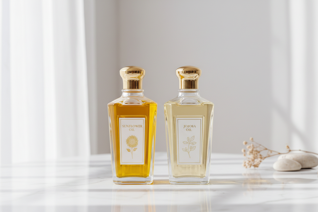 Why We Use Sunflower and Jojoba Oil in Our Body Oils (And Why They Don’t Feel Greasy)