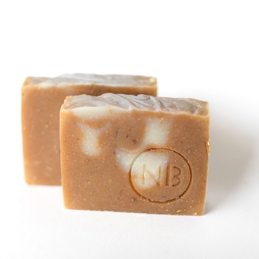 Oatmeal, Coconut Milk, and Honey Soap Bar