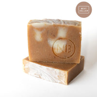 Oatmeal, Coconut Milk, and Honey Soap Bar